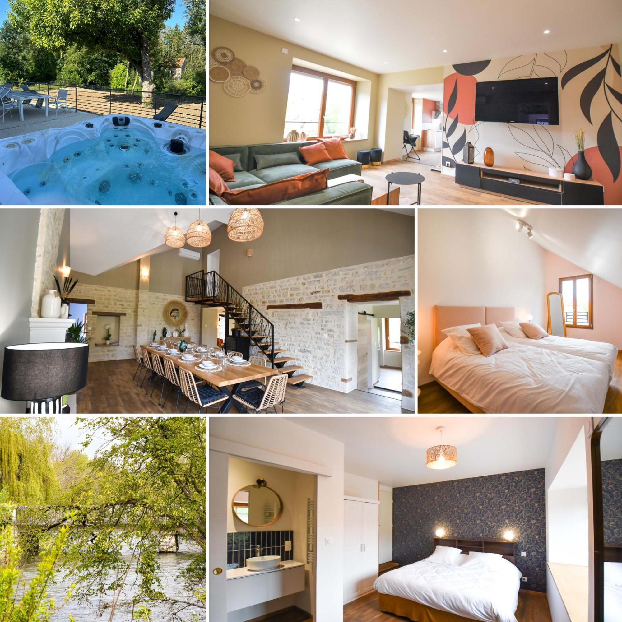 Buxeuil  Les Rives Champenoises - Villa De Charme Et Spa מראה חיצוני תמונה