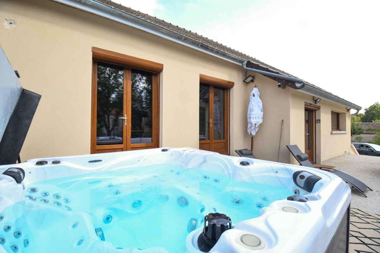 Buxeuil  Les Rives Champenoises - Villa De Charme Et Spa מראה חיצוני תמונה